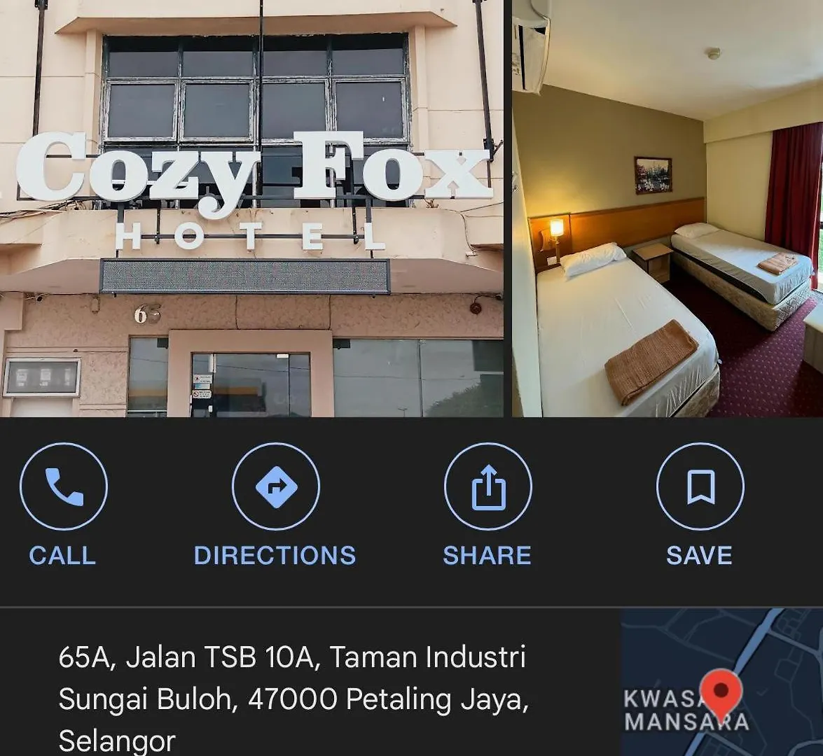 Cozy Fox Hotel Petaling Jaya